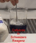 Cellulose in SCHWEIZERs Reagenz